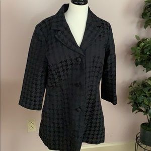 Long dress blazer black